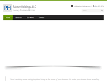 Tablet Screenshot of palmer-holdings.com